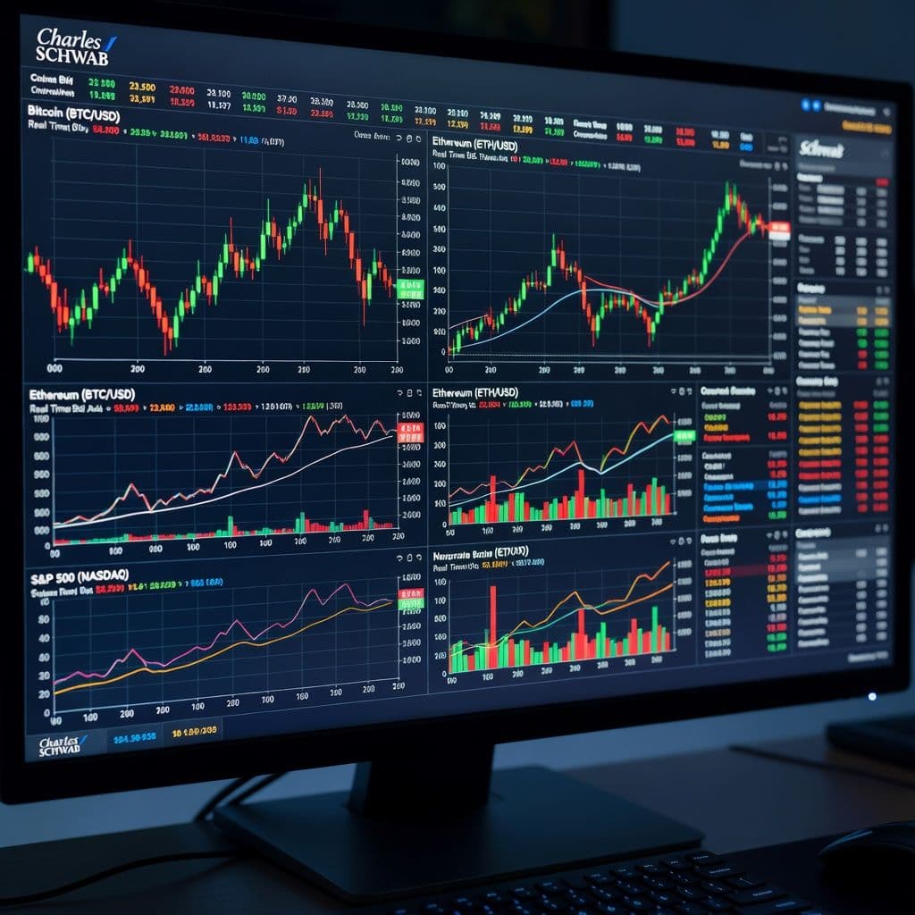 Charles Schwab Launches Bitcoin and Ethereum Trading for US Customers