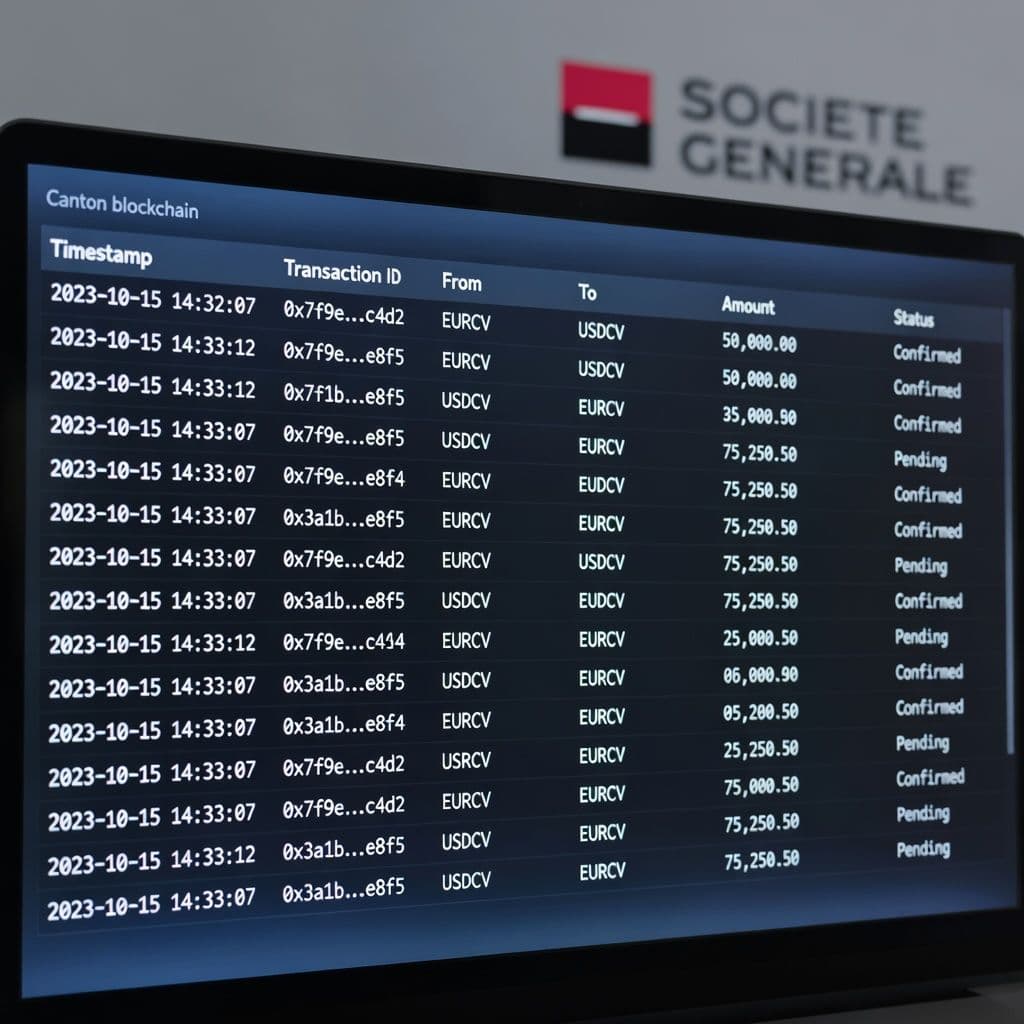 Societe Generale Expands Tokenized Finance with Stablecoins on Canton