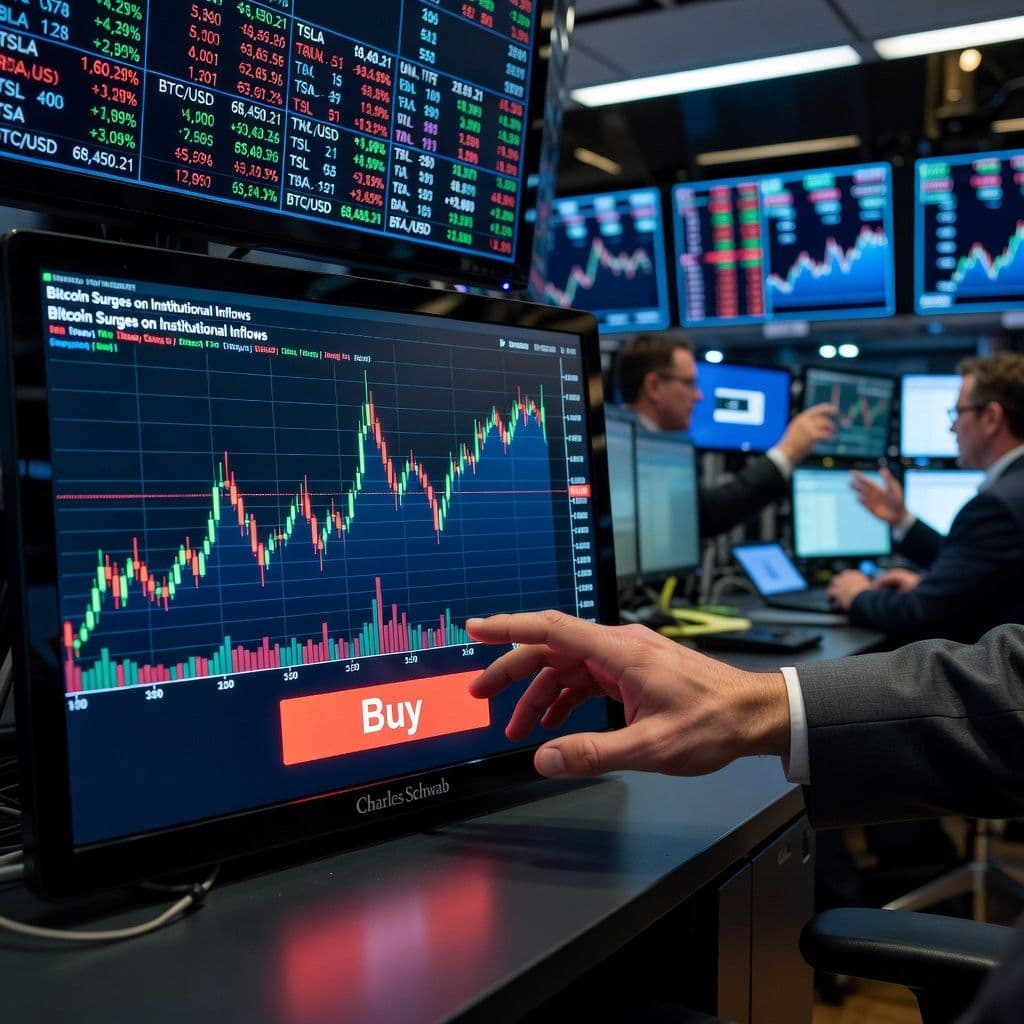 Charles Schwab Launches Spot Bitcoin Trading for U.S. Retail Clients