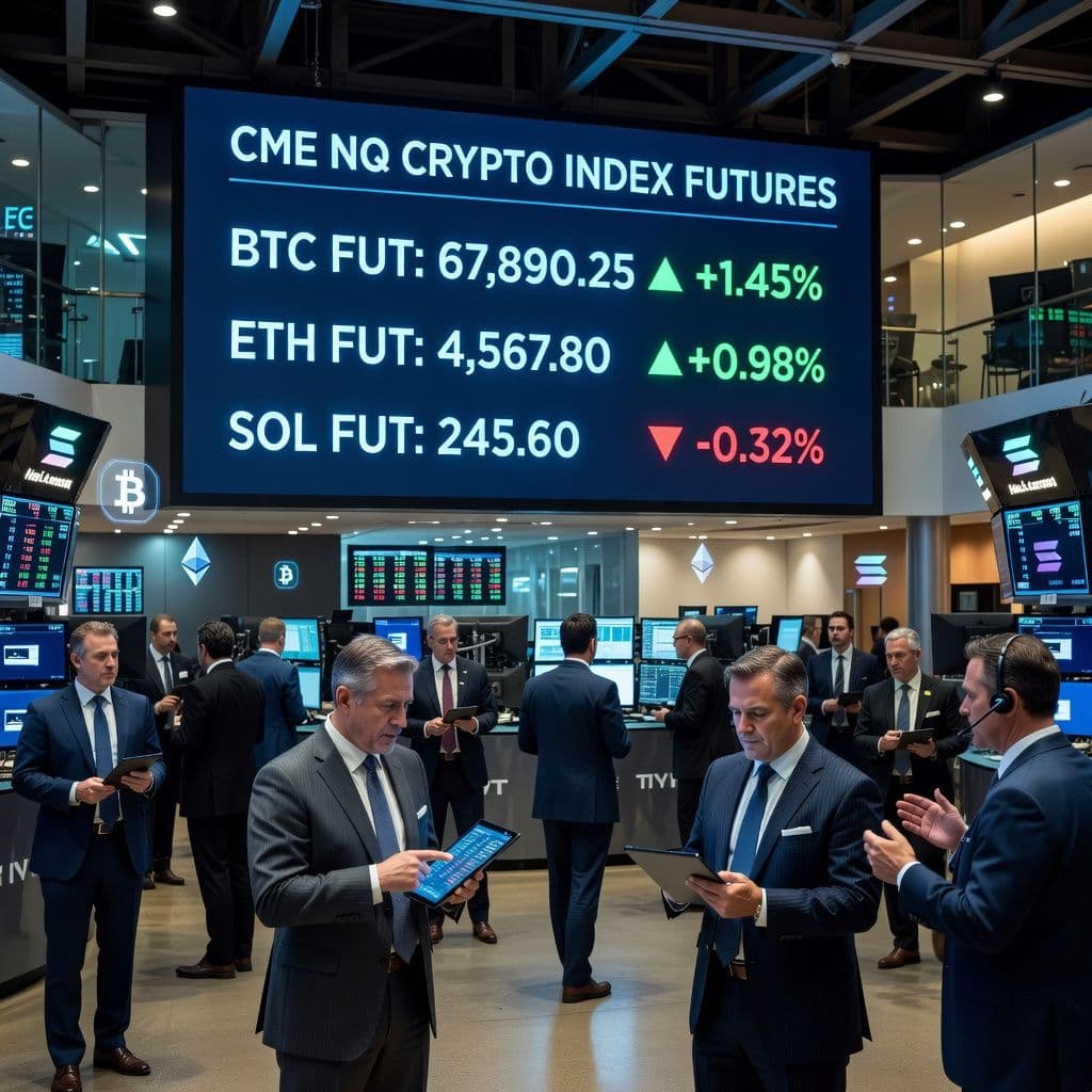 CME Launches Nasdaq-Backed Crypto Index Futures on June 8