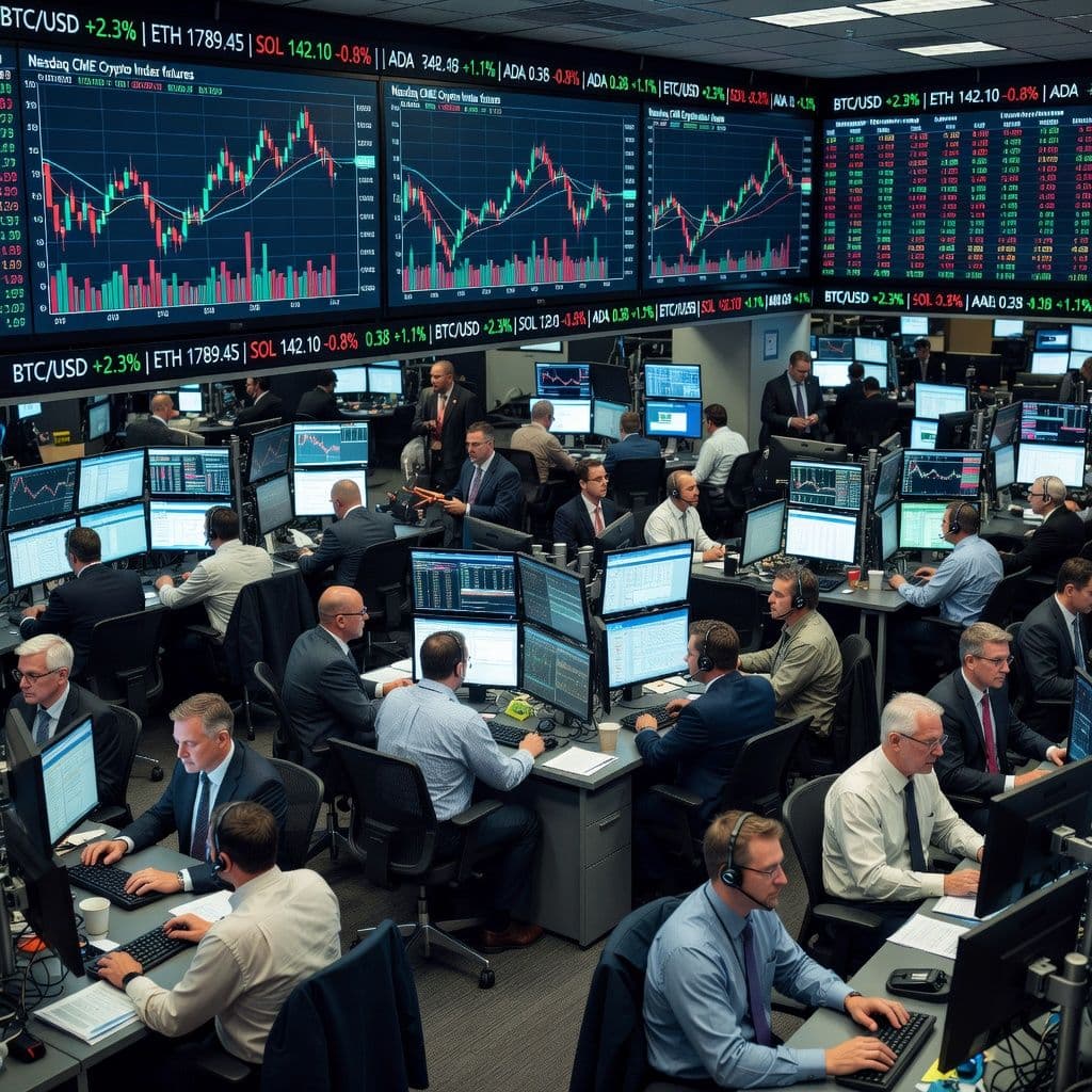 CME Launches Nasdaq Crypto Index Futures as Demand Surges 43%
