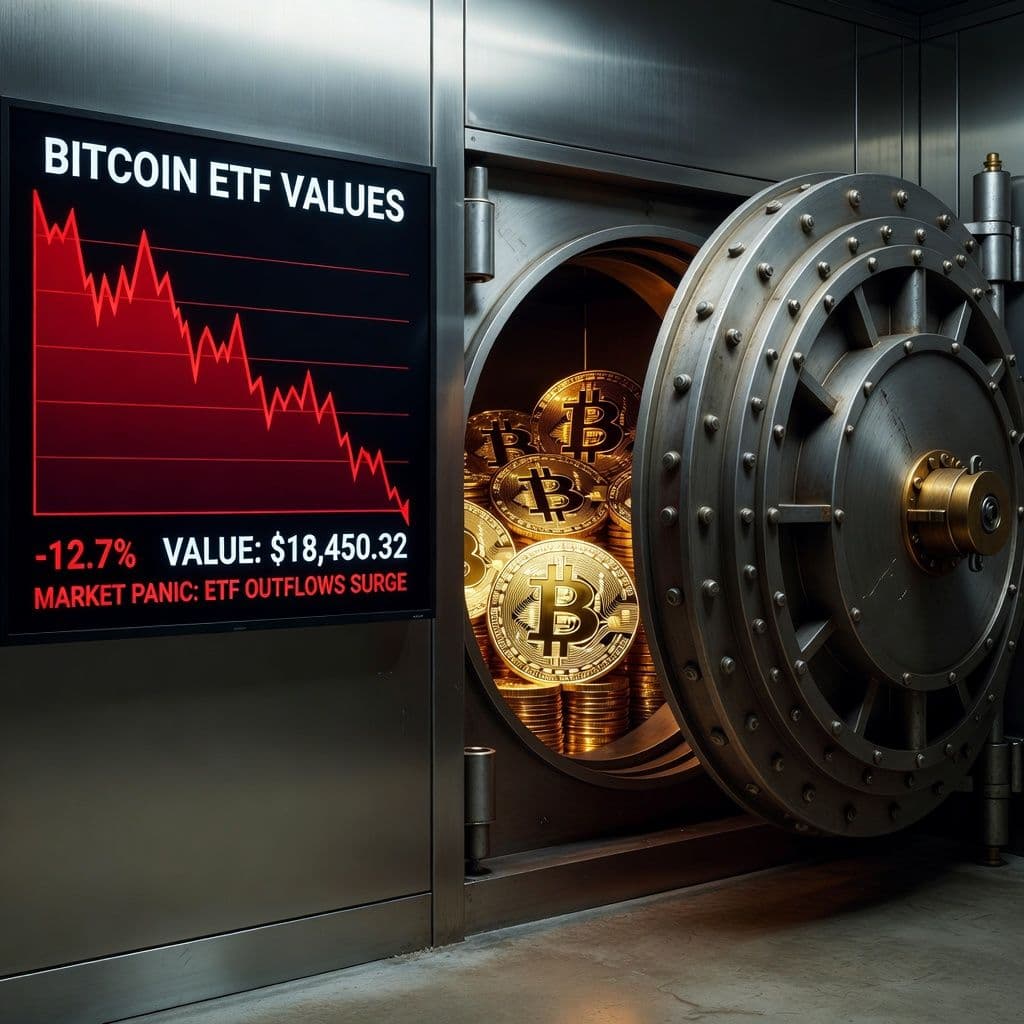 Bitcoin ETFs See $649M Outflows in Single Day