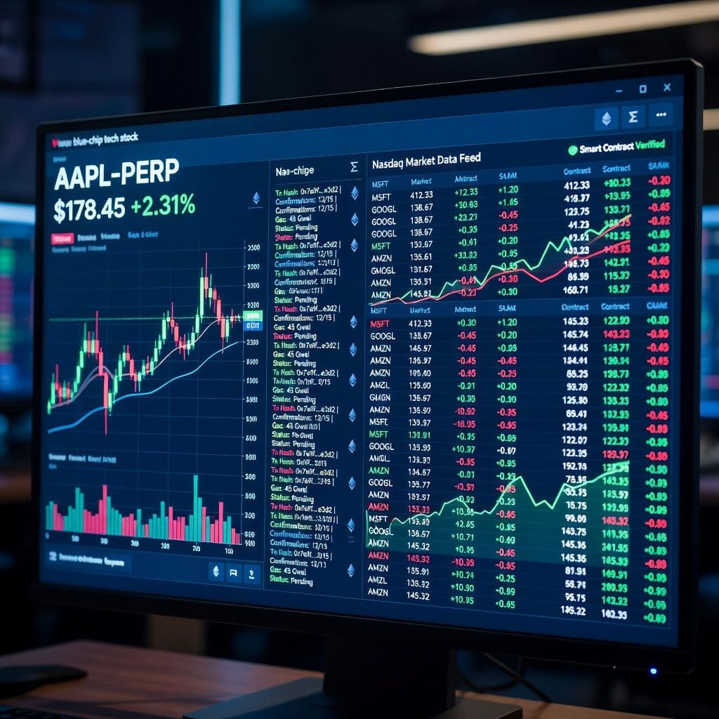 DeFi Exchange Launches Equity Perpetuals Using Nasdaq Data