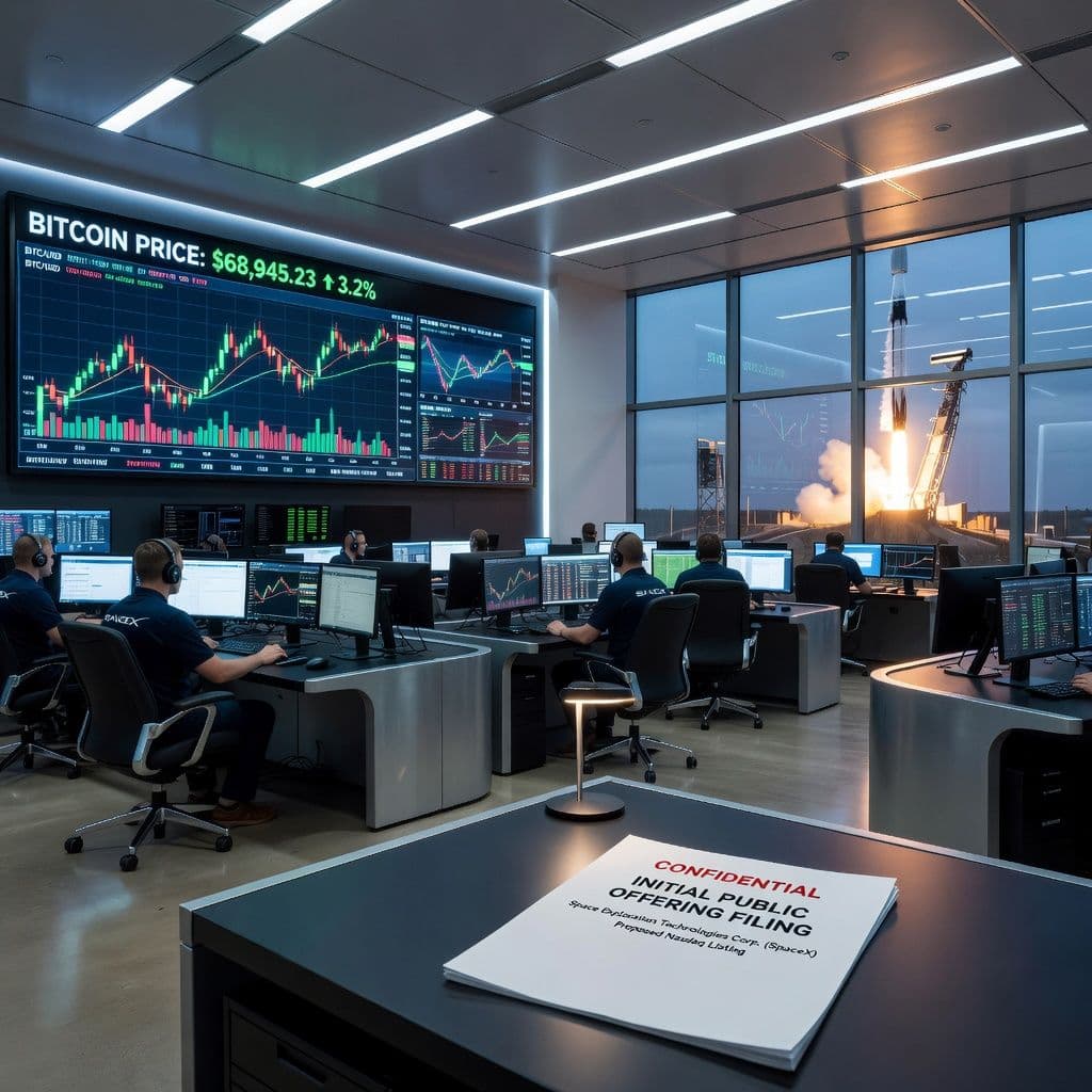 SpaceX Reveals $1.29 Billion Bitcoin Holdings in IPO Filing