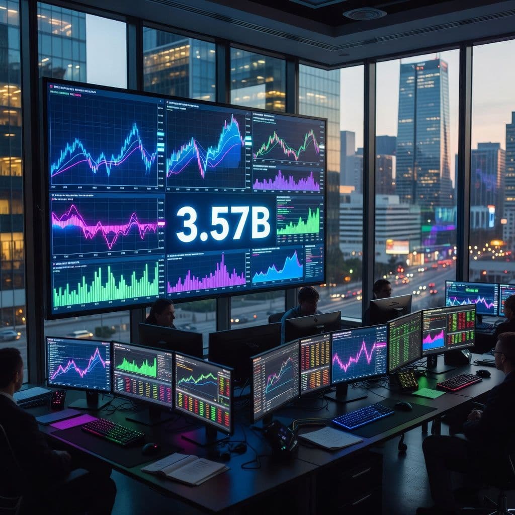 Tokenized equities trading volume hits record $3.57B in a day
