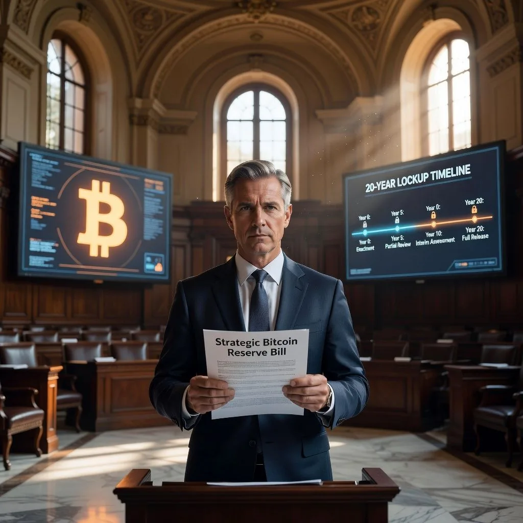 New Bill Proposes 1M BTC Reserve with 20-Year Lockup