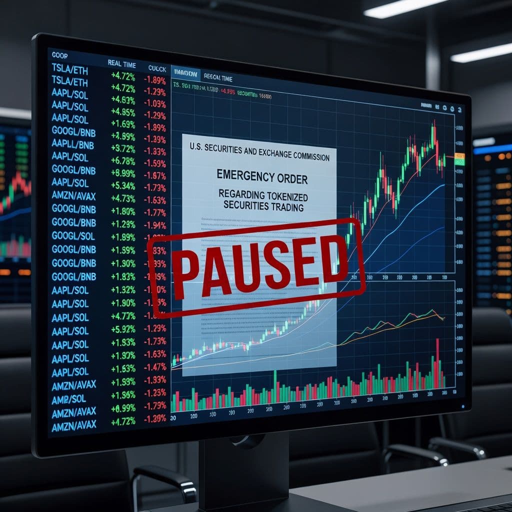 SEC Pauses Plan for Crypto Tokenized Stocks
