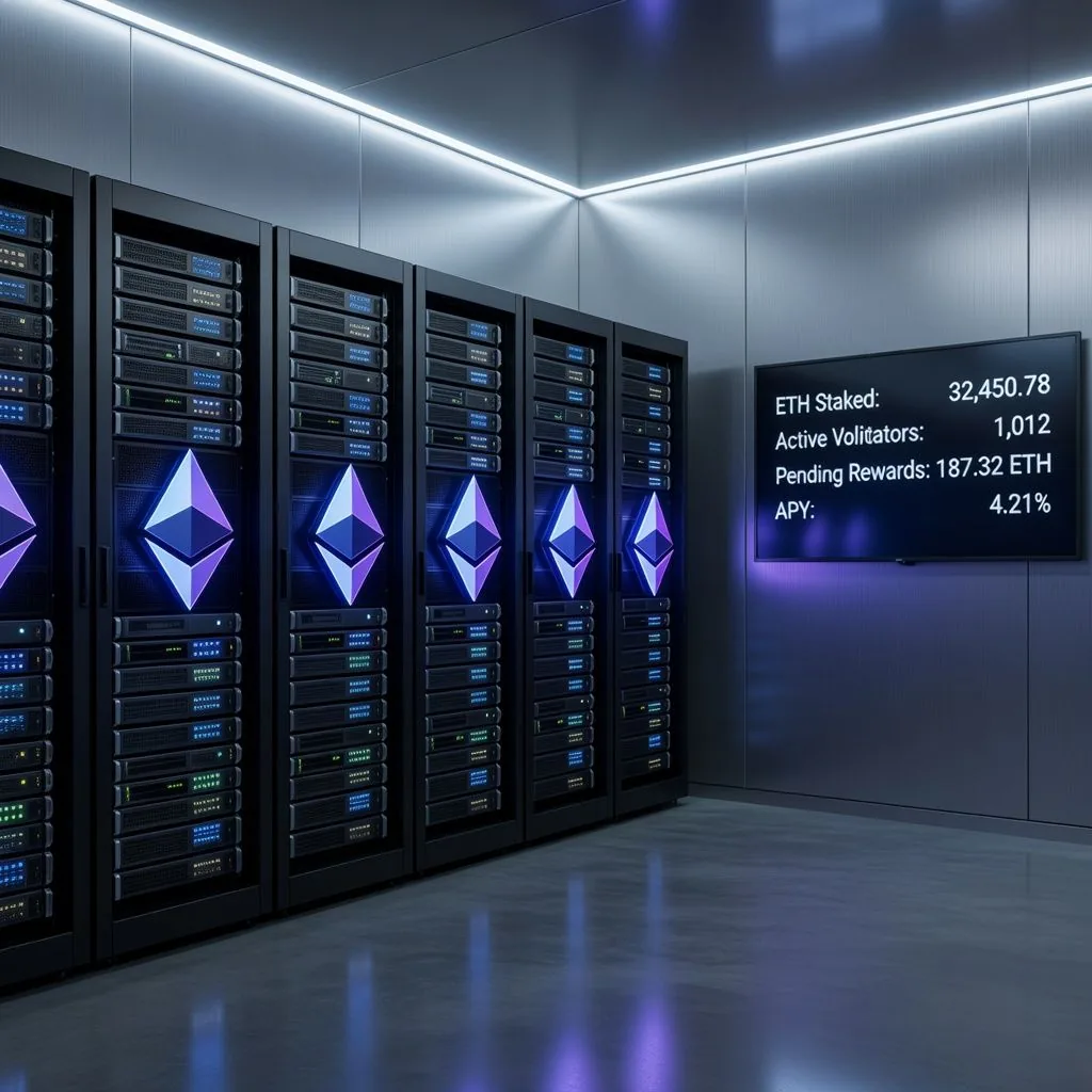 Ethereum Foundation Stakes 70,000 ETH from Its Treasury