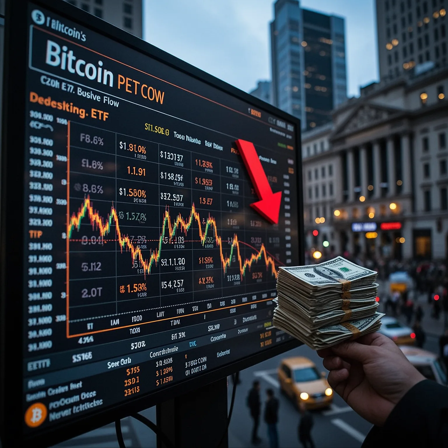 Bitcoin ETFs See Record 9-Day Outflow Streak as Investors Withdraw $2.8B