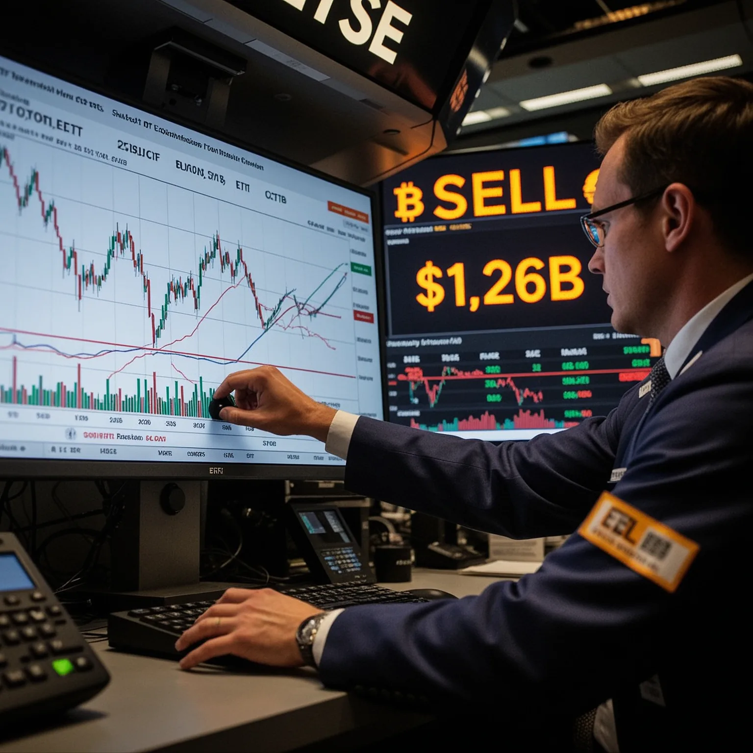 BlackRock's $1.26B Bitcoin ETF Sale: A Large Investor Exited Rapidly