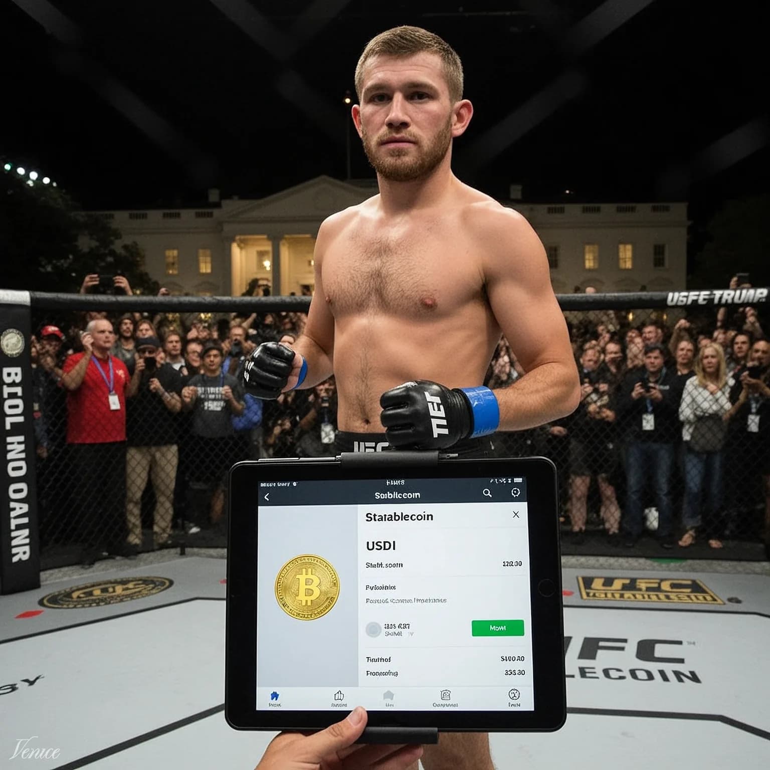Trump-Linked Stablecoin Used for UFC Bonuses at White House Event