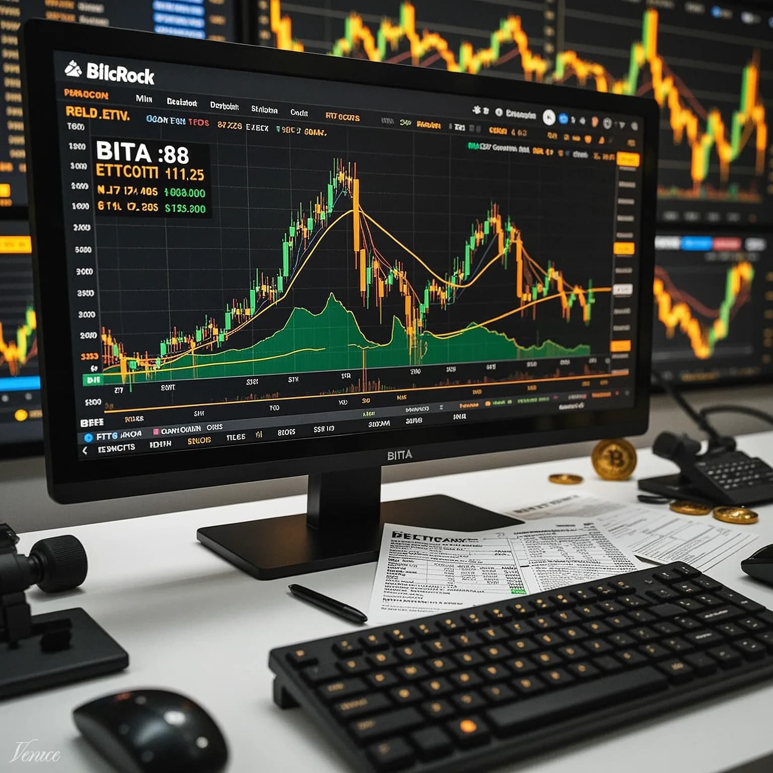 BlackRock Debuts BITA Bitcoin ETF, Trading Partial Upside for Double-Digit Yield