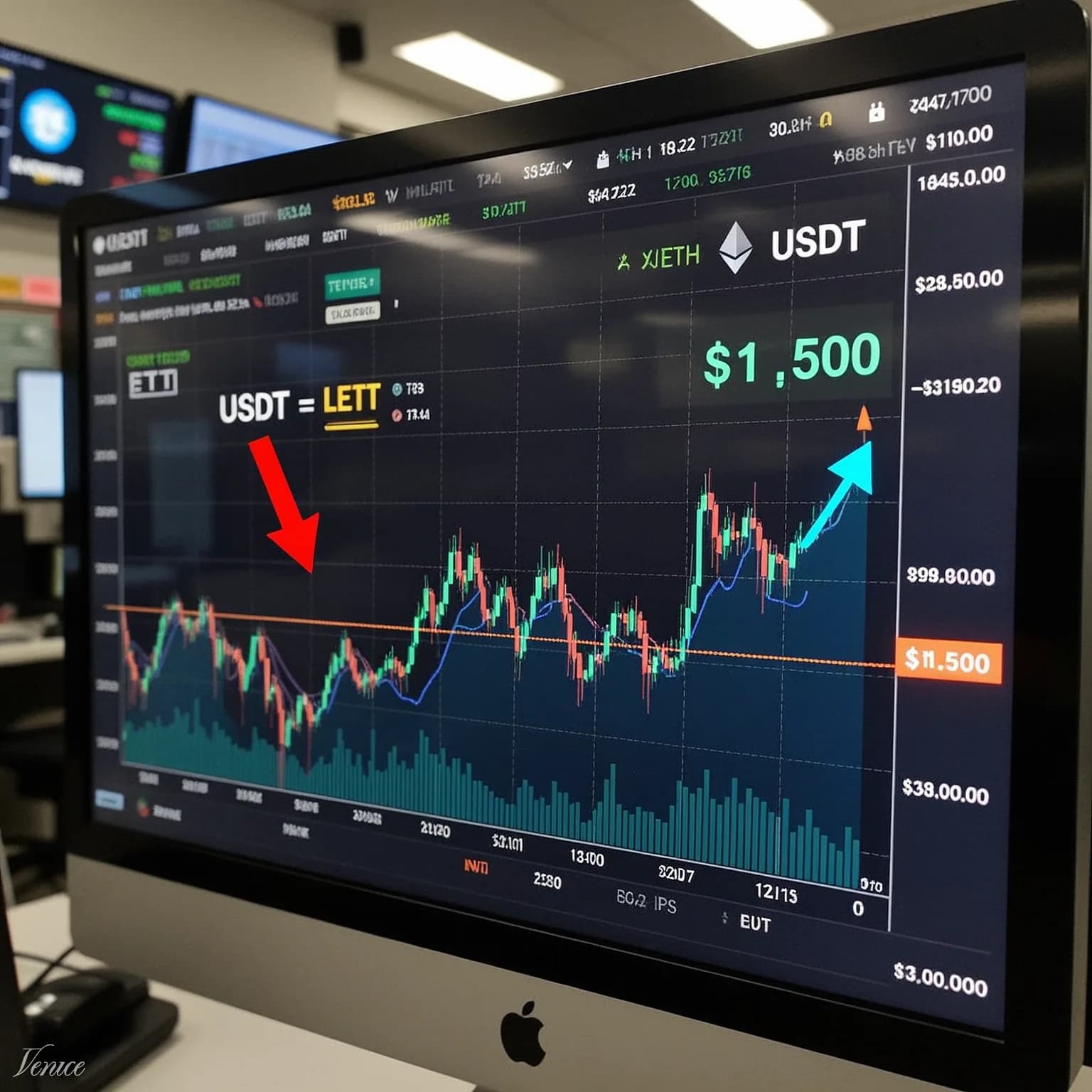 Tether stablecoin flips Ether by market cap as ETH routs to $1.5K
