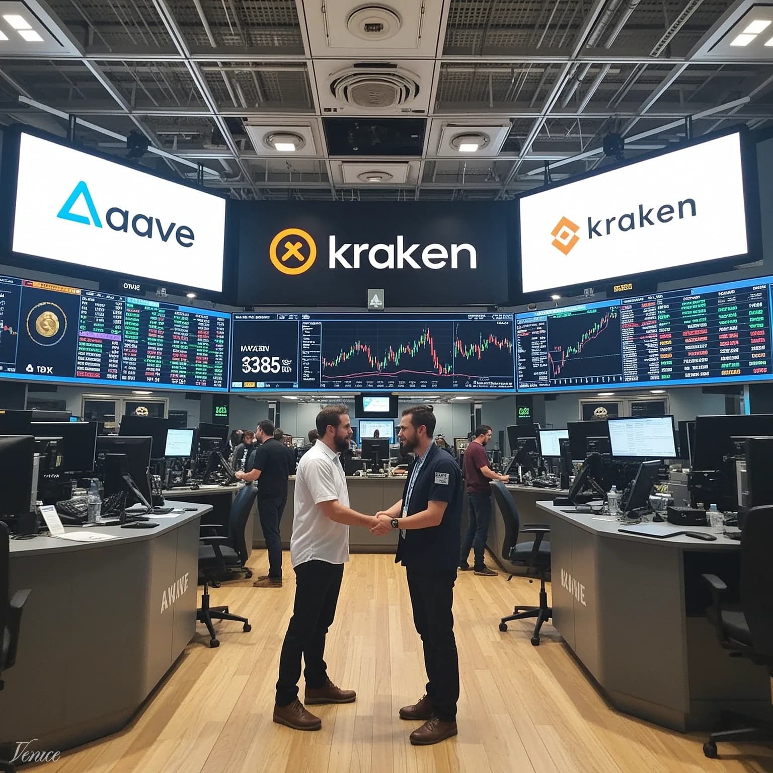 Kraken Eyes 15% Stake in Aave at $385M Valuation