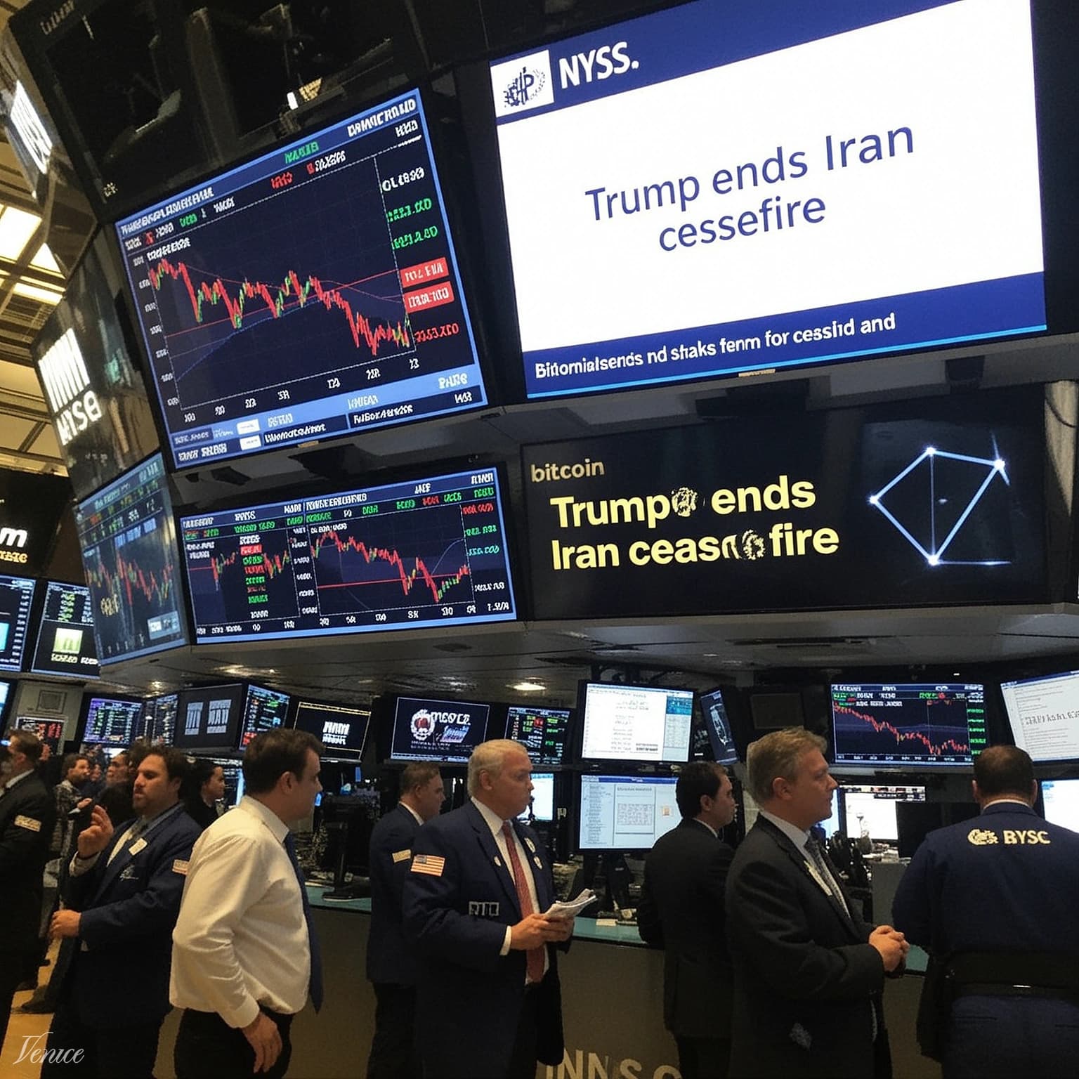 Crypto and Stocks Drop as Trump Ends Iran Ceasefire