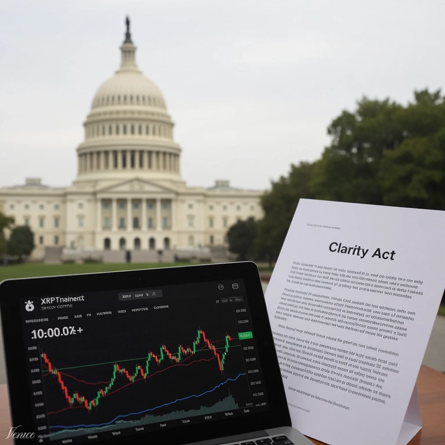 XRP Surges as Clarity Act Hopes Boost Ripple-Linked Token