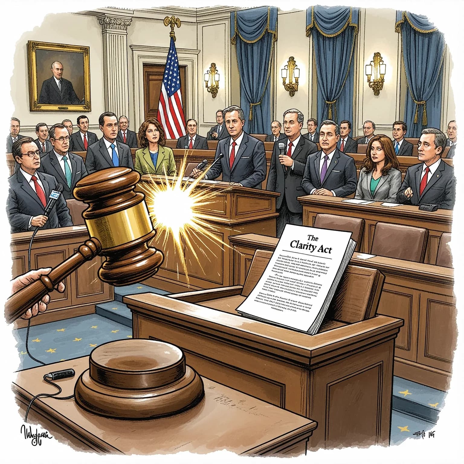 Trump Pushes Clarity Act as SEC and CFTC Move to Regulate Crypto