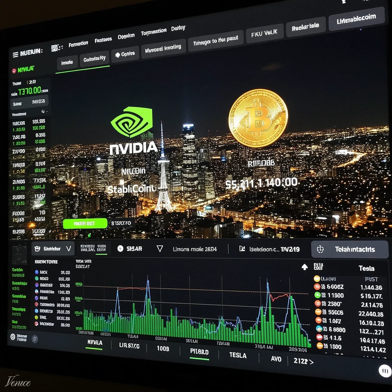 60+ U.S. Stocks, Including Nvidia and Tesla, to Launch on Blockchain